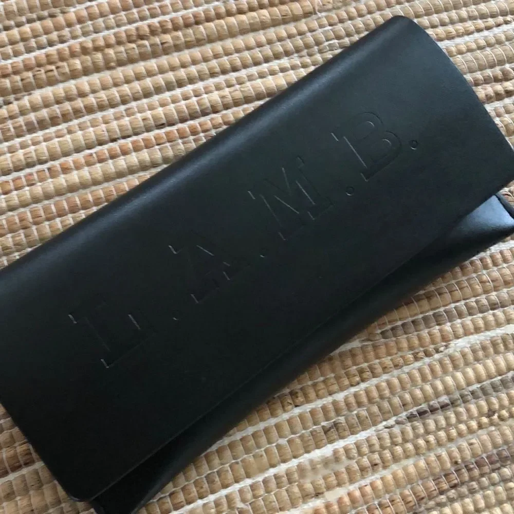 L.A.M.B. Black eyeglass sunglass case